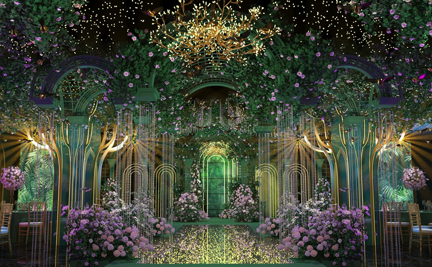 大安奇妙森林婚礼堂效果展示